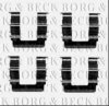 BORG & BECK BBK1333 Accessory Kit, disc brake pads